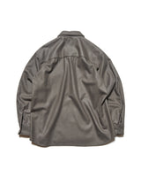 SOPHNET. 25A/W LIGHT MELTON WOOL HALF-ZIP SHIRT [ SPNT-252003 ]
