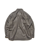 SOPHNET. 25A/W LIGHT MELTON WOOL HALF-ZIP SHIRT [ SPNT-252003 ]