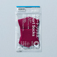 JAPAN Convenience Store Short Socks [ Bordeaux ]