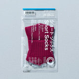 JAPAN Convenience Store Short Socks [ Bordeaux ]