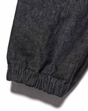 [ Pre-order ] uniform experiment 26A/W HIGH STRETCH DENIM HEM SHIRRING BAKER PANTS [ UE-262037 ]