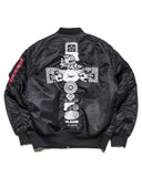 uniform experiment 26A/W JUDY BLAME: COLLECTIVE CROSS FLIGHT JACKET [ UE-262079 ]