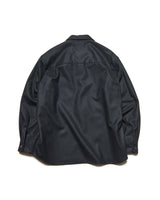 SOPHNET. 25A/W LIGHT MELTON WOOL HALF-ZIP SHIRT [ SPNT-252003 ]