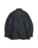 SOPHNET. 25A/W LIGHT MELTON WOOL HALF-ZIP SHIRT [ SPNT-252003 ]
