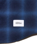 uniform experiment 26S/S ROPE INDIGO RELAX-FIT S/S SHIRT [ UE-260016 ]