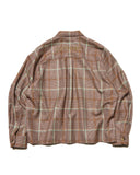 SOPHNET. 25A/W SAXONY WOOL CHECK LOGO PATCH SHIRT [ SPNT-252009 ]