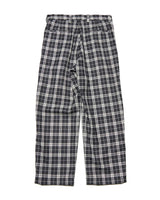SOPHNET. 25A/W SAXONY WOOL CHECK RELAX-FIT TUCK SLACKS [ SPNT-252010 ]