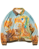 uniform experiment 25A/W ASGER JORN: PAINTING FLEECE BLOUSON [ UE-252027 ]