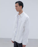 [ Pre-order ] uniform experiment 26A/W NEP DENIM DOUBLE POCKET SHIRT [ UE-262028 ]