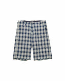 [ Pre-order ] uniform experiment 26A/W STAR PRINT CHECK CUT-OFF SHORTS [ UE-262035 ]