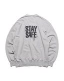 uniform experiment 26A/W JUDY BLAME: STAY SAFE CREWNECK SWEAT [ UE-262084 ]