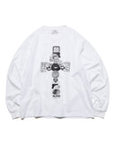 uniform experiment 26A/W JUDY BLAME: COLLECTIVE CROSS L/S TEE [ UE-262085 ]
