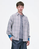 [ Pre-order ] SOPHNET. 26A/W FLANNEL CHECK RIBBED SHIRT [ SPNT-262006 ]