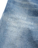 [ Pre-order ] uniform experiment 26S/S GRS FADED DENIM PANTS [ UE-260074 ]