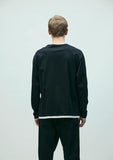 [ Pre-order ] NEIGHBORHOOD 26S/S BW . LAYERED TRIM CREWNECK LS [ 261UWNH-CSM05 ]