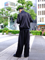 Needles For FREAK'S STORE Limited H.D.Track Pant Poly Smooth (Black×Charcoal)