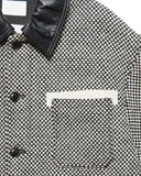 SOPHNET. 25A/W LEATHER COLLAR COVERALL / Kvadrat Sisu [ SPNT-252006 ]