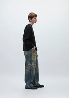 NEIGHORHOOD 25S/S SAVAGE DENIM DP WIDE PANTS [ 251XBNH-PTM07 ]