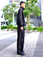 Needles For FREAK'S STORE Limited H.D.Track Pant Poly Smooth (Black×Charcoal)