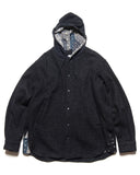 SOPHNET. 26A/W LINEN WOOL HOODED SHIRT [ SPNT-262037 ]