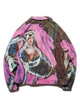 uniform experiment 25A/W ASGER JORN: PAINTING FLEECE BLOUSON [ UE-252027 ]