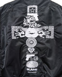 [ Pre-order ] uniform experiment 26A/W JUDY BLAME: COLLECTIVE CROSS FLIGHT JACKET [ UE-262079 ]