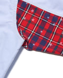 [ Pre-order ] uniform experiment 26A/W STAR PRINT CHECK PANELED B.D SHIRT [ UE-262048 ]