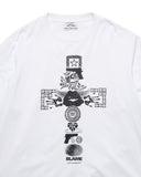 [ Pre-order ] uniform experiment 26A/W JUDY BLAME: COLLECTIVE CROSS L/S TEE [ UE-262085 ]