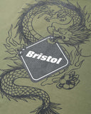 F.C.Real Bristol 24S/S DRAGON BACK EMBLEM TEAM S/S TEE [ FCRB-240136 ]