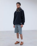 [ Pre-order ] uniform experiment 26A/W STAR PRINT CHECK CUT-OFF SHORTS [ UE-262035 ]
