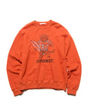 SOPHNET. 26A/W VINTAGE GRAPHIC CREWNECK SWEAT [ SPNT-262068 ]