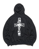 uniform experiment 26A/W JUDY BLAME: COLLECTIVE CROSS SWEAT HOODIE [ UE-262083 ]