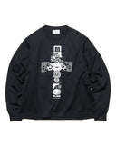 uniform experiment 26A/W JUDY BLAME: COLLECTIVE CROSS L/S TEE [ UE-262085 ]