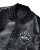 F.C.Real Bristol 26S/S LEATHER TEAM VARSITY BLOUSON [ FCRB-260000 ]