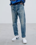 uniform experiment 26S/S DAMAGED TAPERED-FIT JEANS [ UE-260013 ]