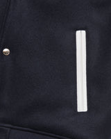 SOPHNET. 25A/W MELTON LAMBSWOOL VARSITY JACKET [ SPNT-252005 ]