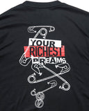 [ Pre-order ] uniform experiment 26A/W JUDY BLAME: RICHEST DREAMS L/S TEE [ UE-262086 ]