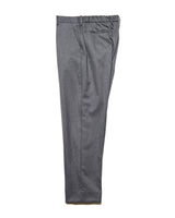 SOPHNET. 25A/W FLANNEL WOOL SHIRRING SLIM-FIT SLACKS [ SPNT-252001 ]