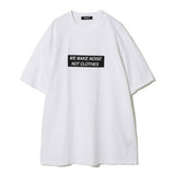 UNDERCOVER BASIC WE MADE NOISE NOT CLOTHES TEE [ UC2C9805-2 ] [ Man ]