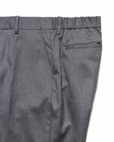 SOPHNET. 25A/W FLANNEL WOOL SHIRRING SLIM-FIT SLACKS [ SPNT-252001 ]