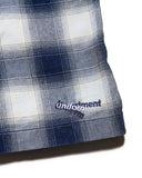 uniform experiment 26S/S ROPE INDIGO EASY SHORTS [ UE-260017 ]