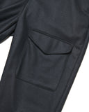 SOPHNET. 25A/W LIGHT MELTON WOOL ROYAL NAVY PANTS [ SPNT-252004 ]