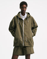 SOPHNET. 25A/W LIGHT POPLIN ZIP-UP HOODIE [ SPNT-252061 ]