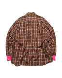 [ Pre-order ] SOPHNET. 26A/W FLANNEL CHECK RIBBED SHIRT [ SPNT-262006 ]