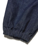 [ Pre-order ] uniform experiment 26A/W HIGH STRETCH DENIM HEM SHIRRING BAKER PANTS [ UE-262037 ]