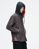 [ Pre-order ] SOPHNET. 26A/W LINEN WOOL HOODED SHIRT [ SPNT-262037 ]