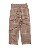 SOPHNET. 25A/W SAXONY WOOL CHECK RELAX-FIT TUCK SLACKS [ SPNT-252010 ]