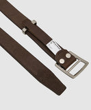 COMME des GARCONS HOMME STEER OIL SMOOTH HOLELESS BELT [ HR-K301-051 ]