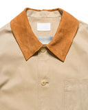 SOPHNET. 26S/S LEATHER COLLAR COVERALL [ SPNT-260012 ]