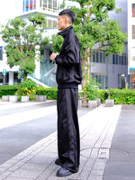 Needles For FREAK'S STORE Limited H.D.Track Pant Poly Smooth (Black×Charcoal)